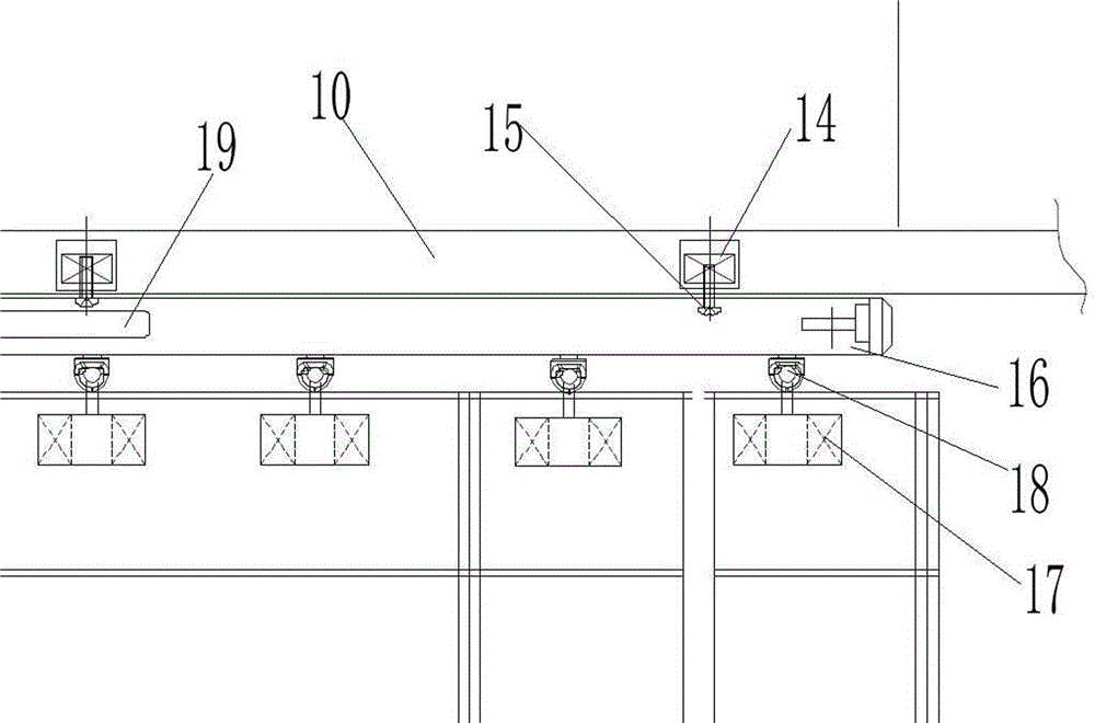 Civil aircraft cabin partition curtain assembly