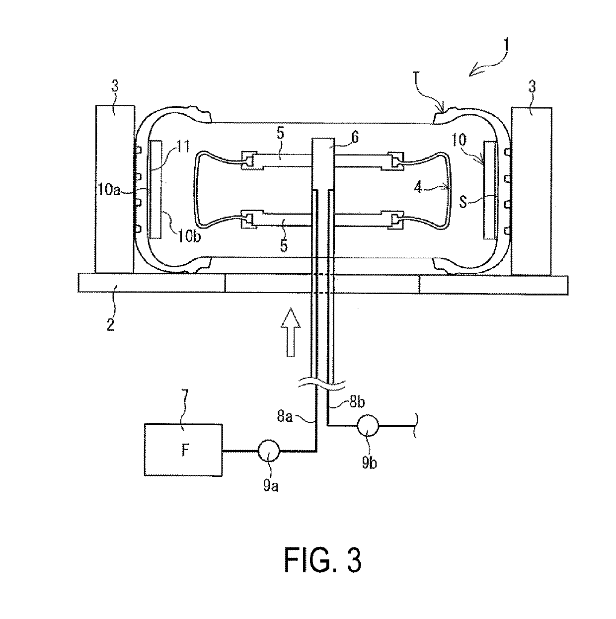 Method and Device for Attaching Sound Absorbing Member to Tire Inner Face