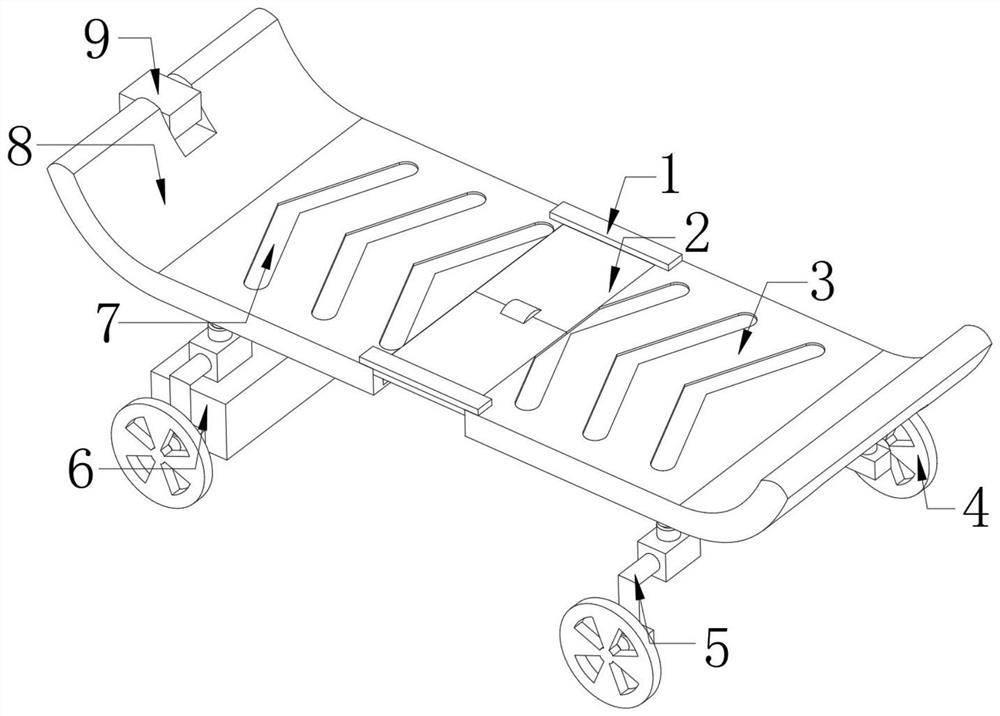 A four-wheel electric skateboard with steering assist device