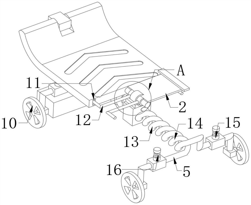 A four-wheel electric skateboard with steering assist device