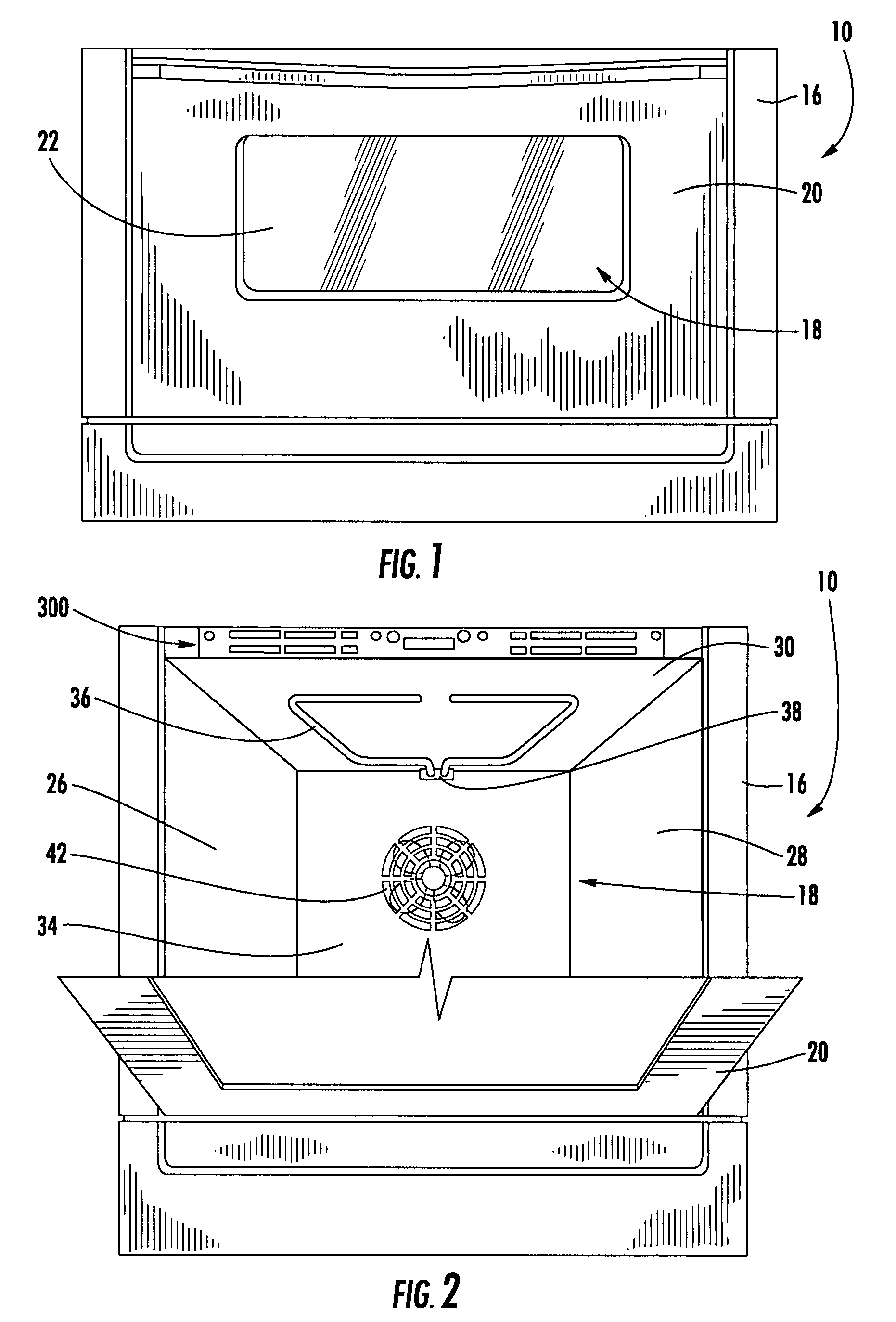 Cooking appliance having a latch plate shield for improved guidance of cooling air and exhaust air