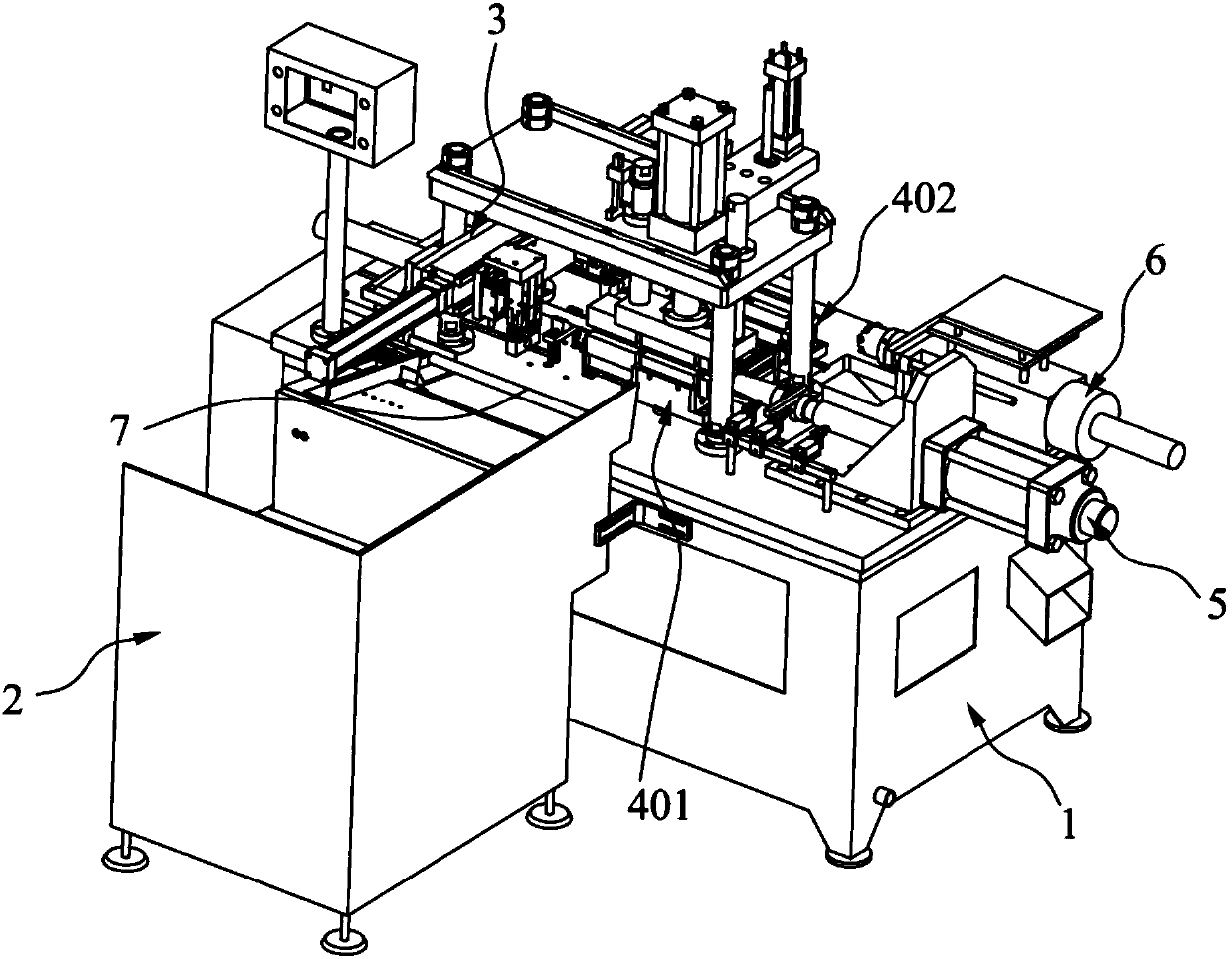 Flaring and chamfering machine