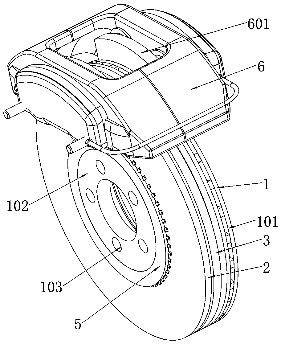 Assembly type anti-lock brake disc