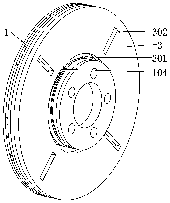 Assembly type anti-lock brake disc