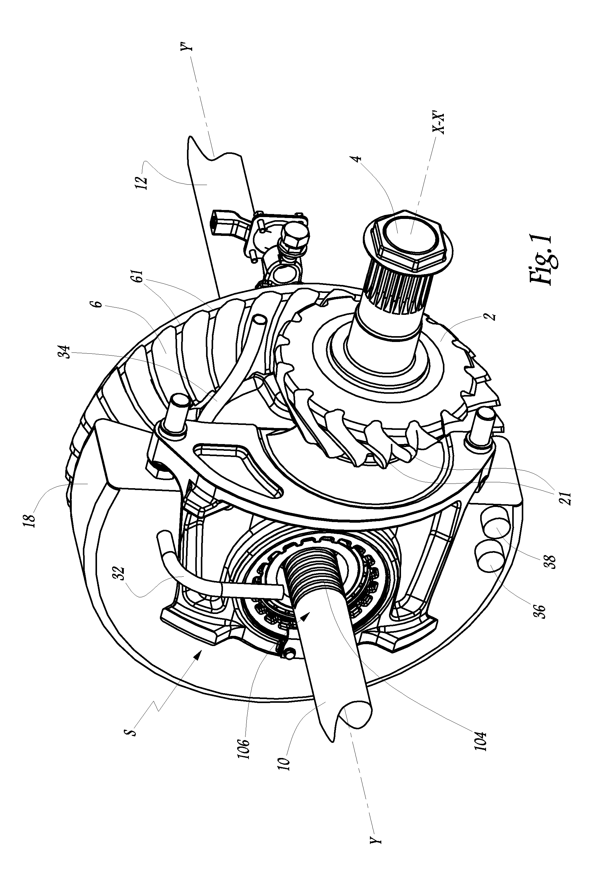 Lubrication system for a differential of a driven axle and automotive vehicle comprising such a lubrication system