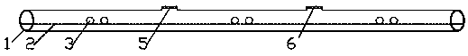 Utility tunnel used for power groove of solar power generation pavement and use method thereof