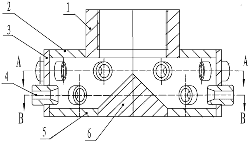 Backwash spray nozzle for granular filter material filter device