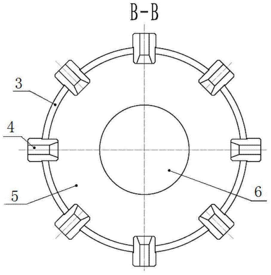 Backwash spray nozzle for granular filter material filter device