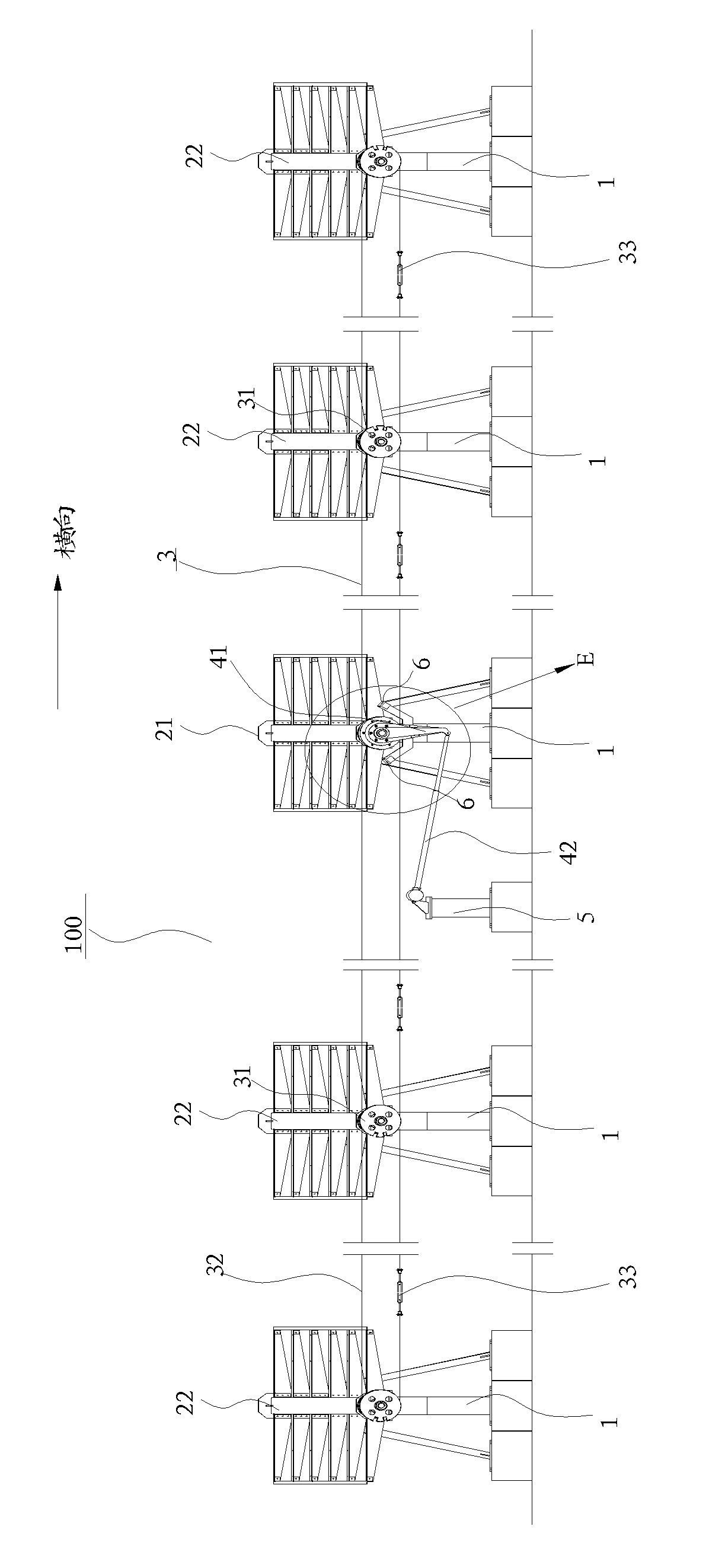 Solar cell assembly and bearing device therefor