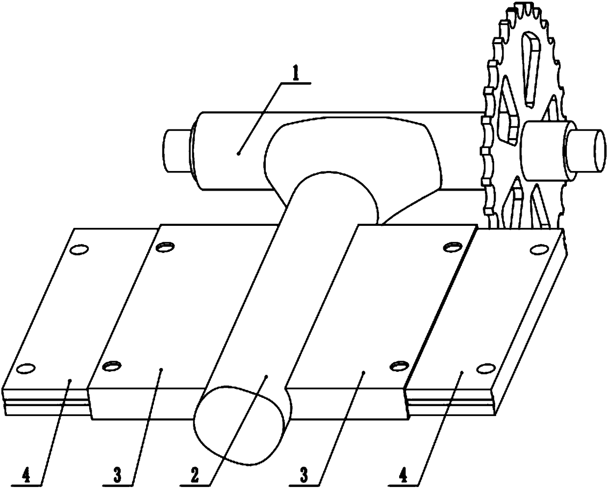 Foldable pedal of electric bicycle