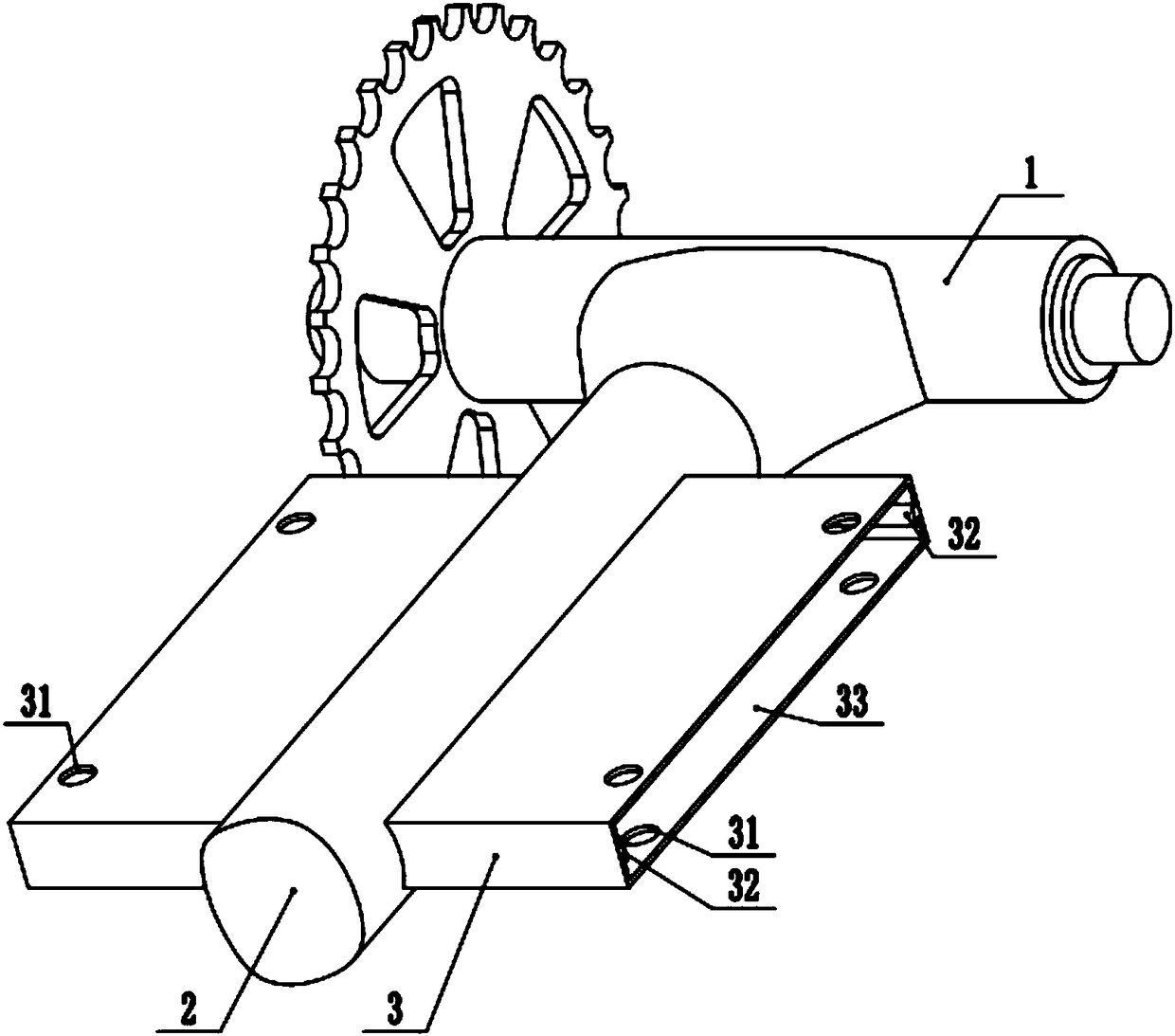 Foldable pedal of electric bicycle