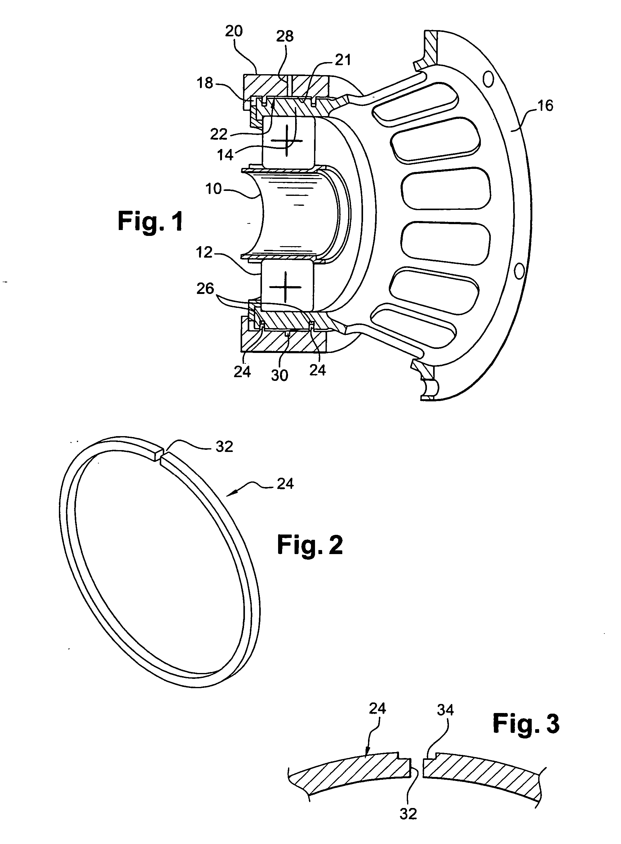 Device for supporting and guiding a rotating shaft