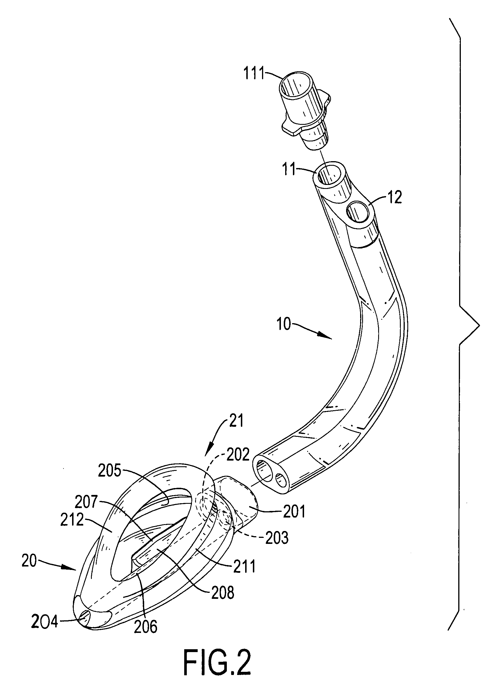 Laryngeal mask airway without inflating
