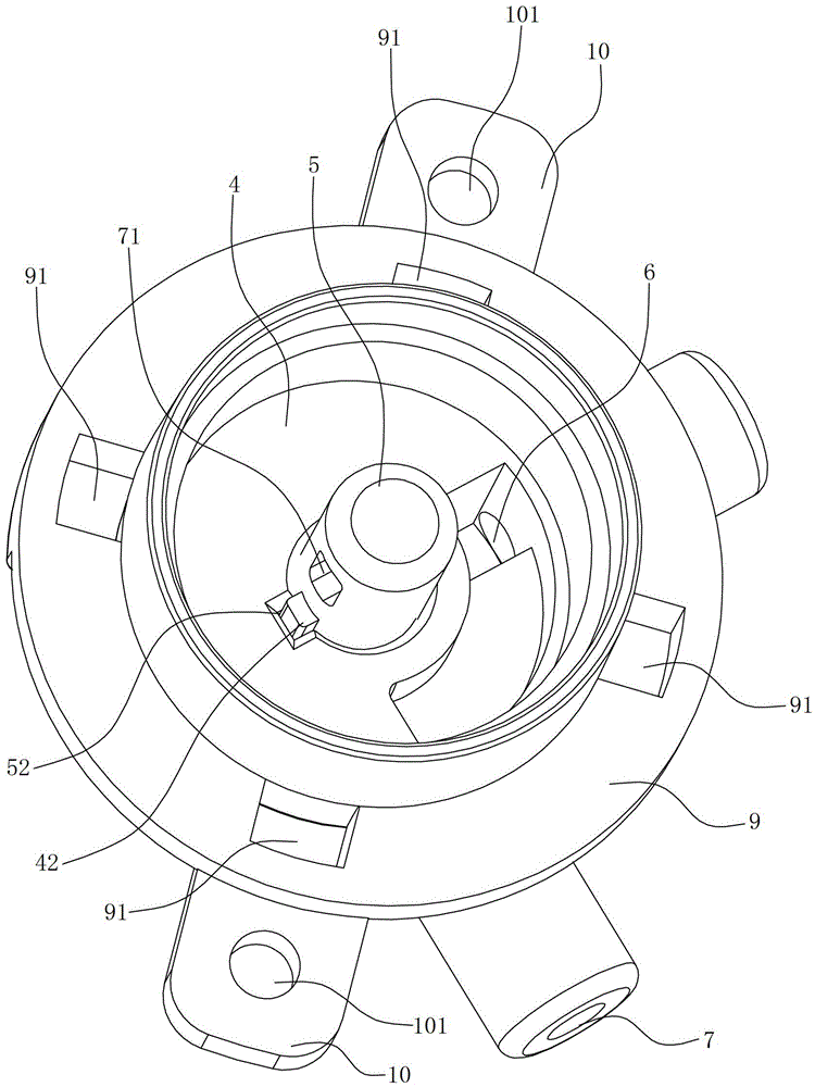 Connector installed on water tank seat of coffee machine