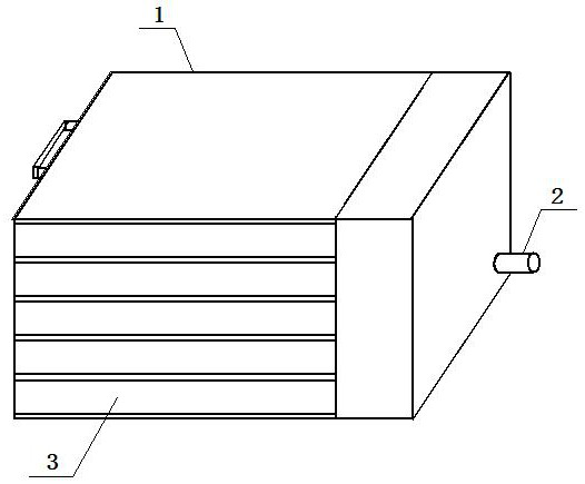 Chip type hydrogen bottle integrated module