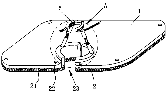 Integrated thoracic cavity drainage tube fixing device