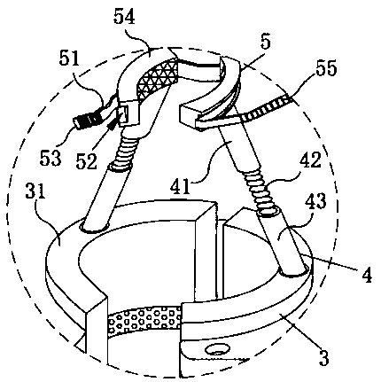 Integrated thoracic cavity drainage tube fixing device