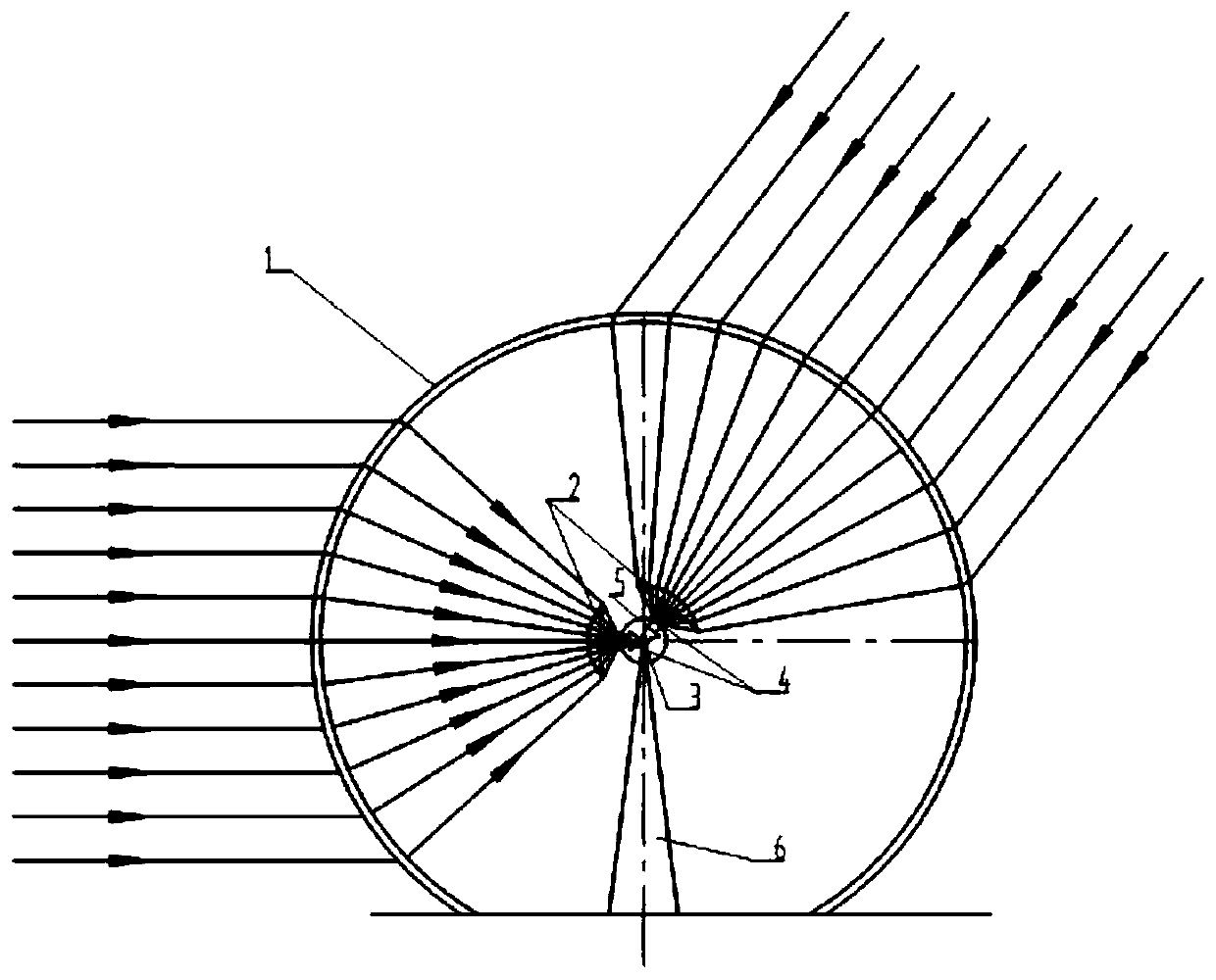Large-aperture wide-angle scanning multi-beam antenna