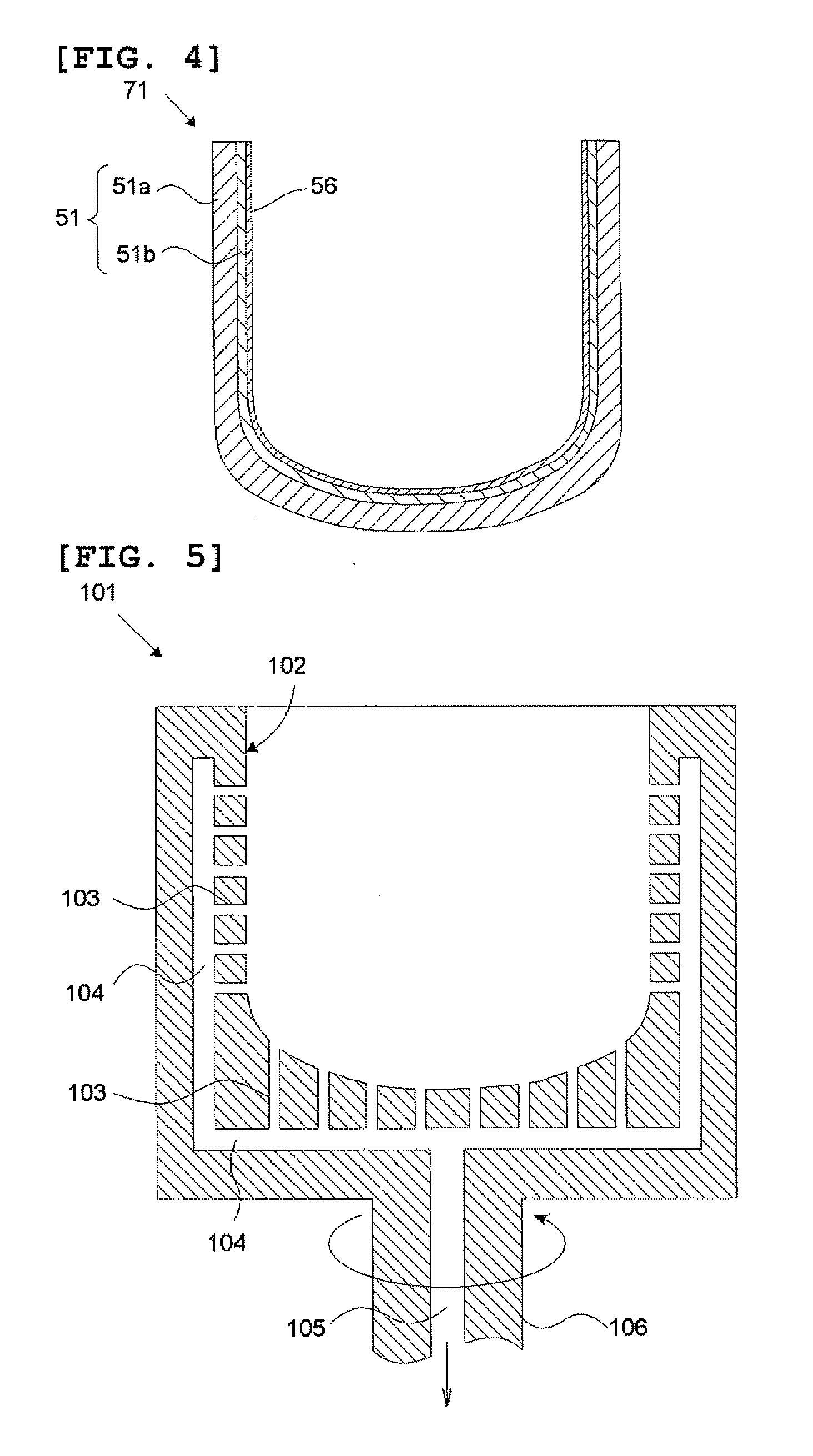 Silica container and method for producing the same