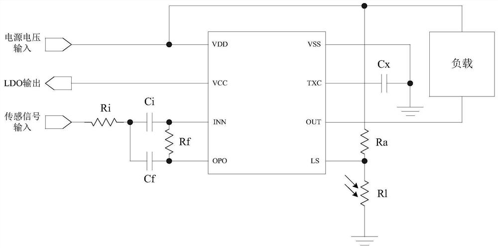 Detect low-frequency signal processing chips and low-frequency signal processing circuits