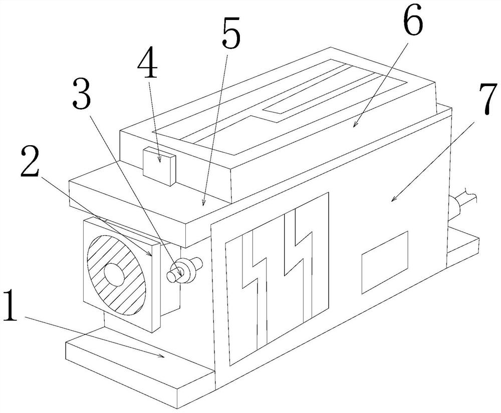 A drive power system for the rotation of the curvature aperture lens of a pulsed laser