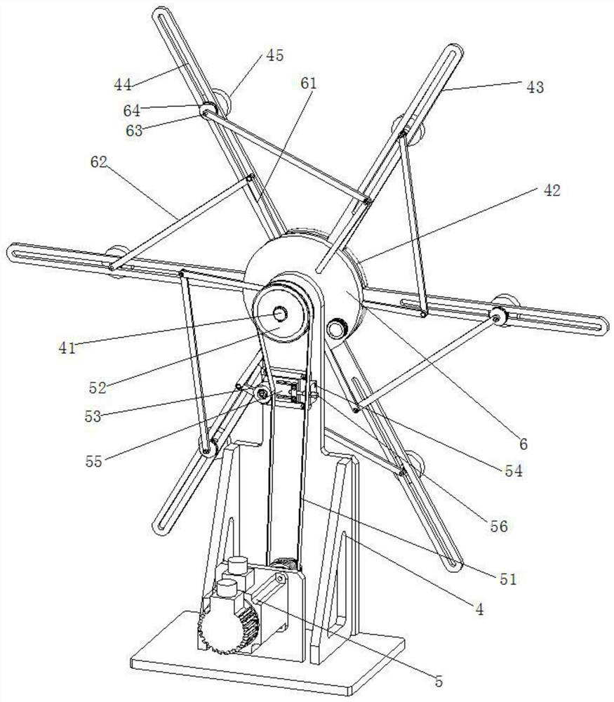 Optical fiber collecting device