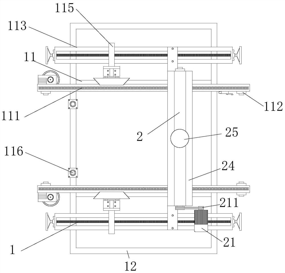 An automatic pallet cleaning device