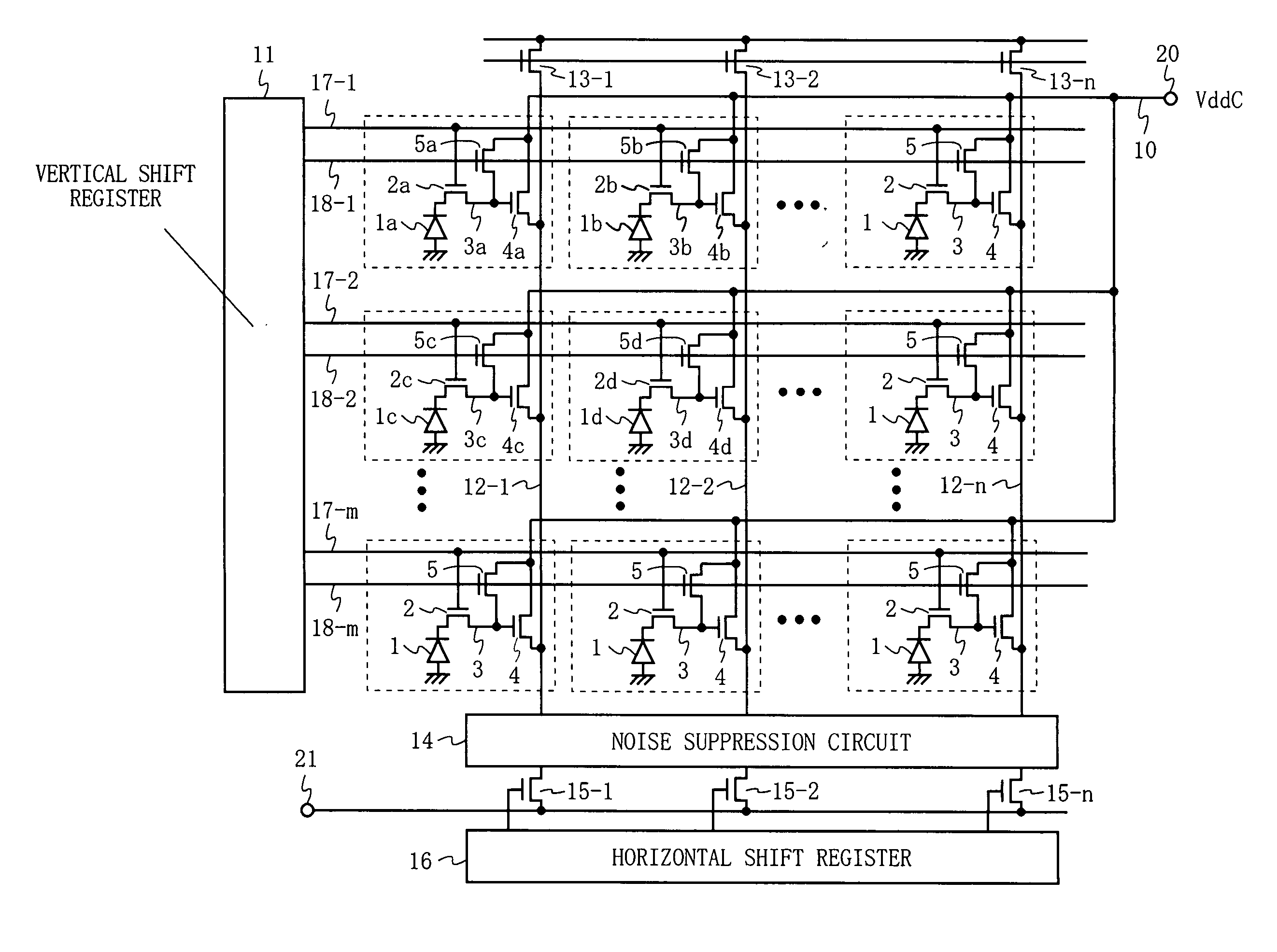 Solid-state imaging device driving method