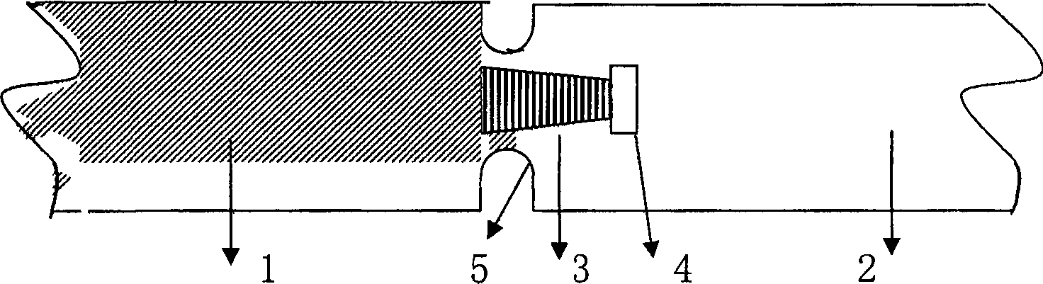 Welding technology for broken and waste core rod