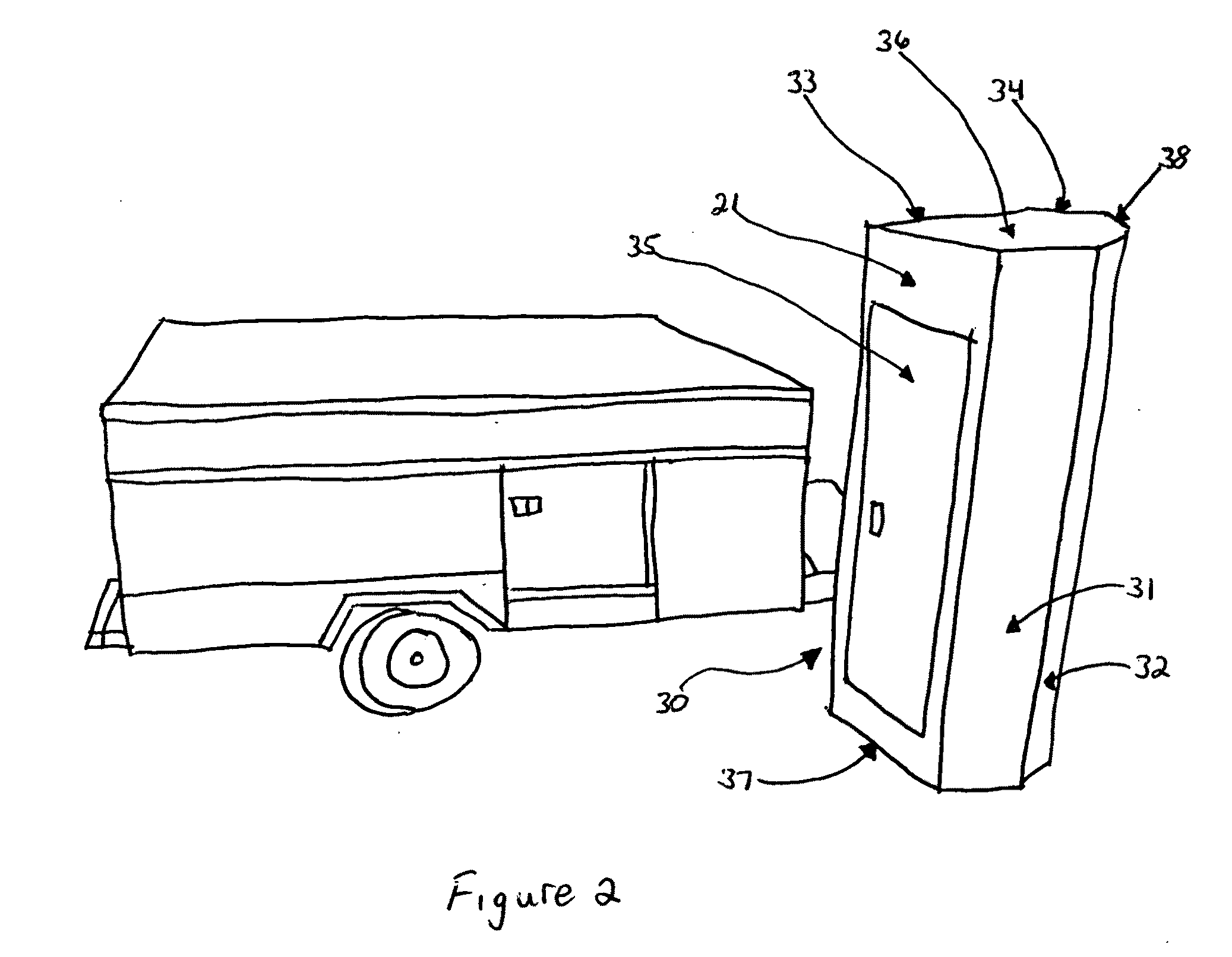 Camper privacy enclosure