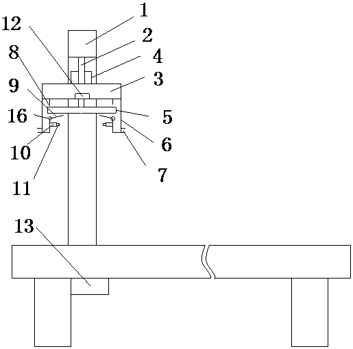 Milling device for desktop glue binding machine