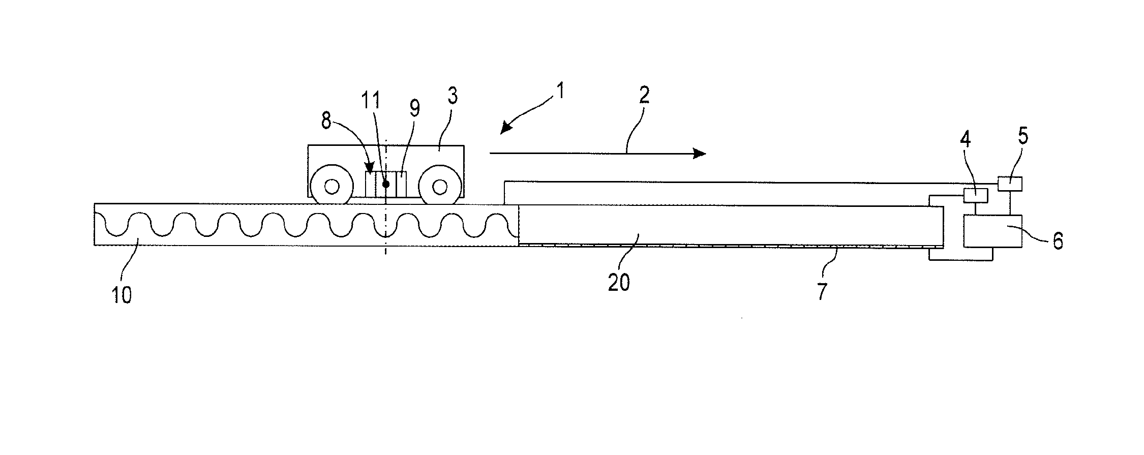 Method for operating a linear motor assembly and linear motor assembly