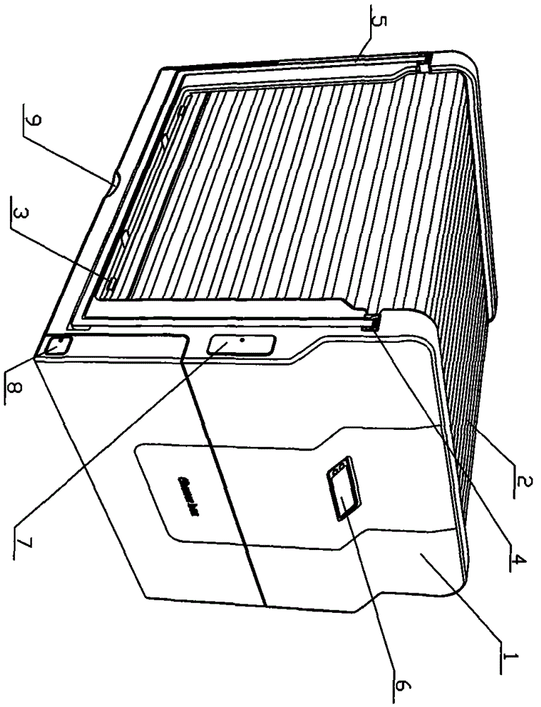 A retractable storage bath box