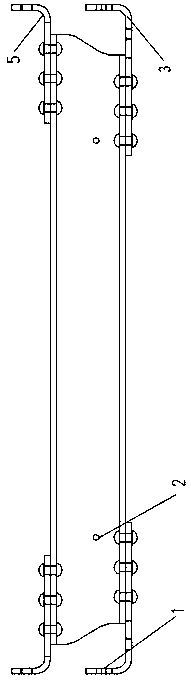 Front spring front support cross beam assembly