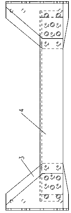 Front spring front support cross beam assembly