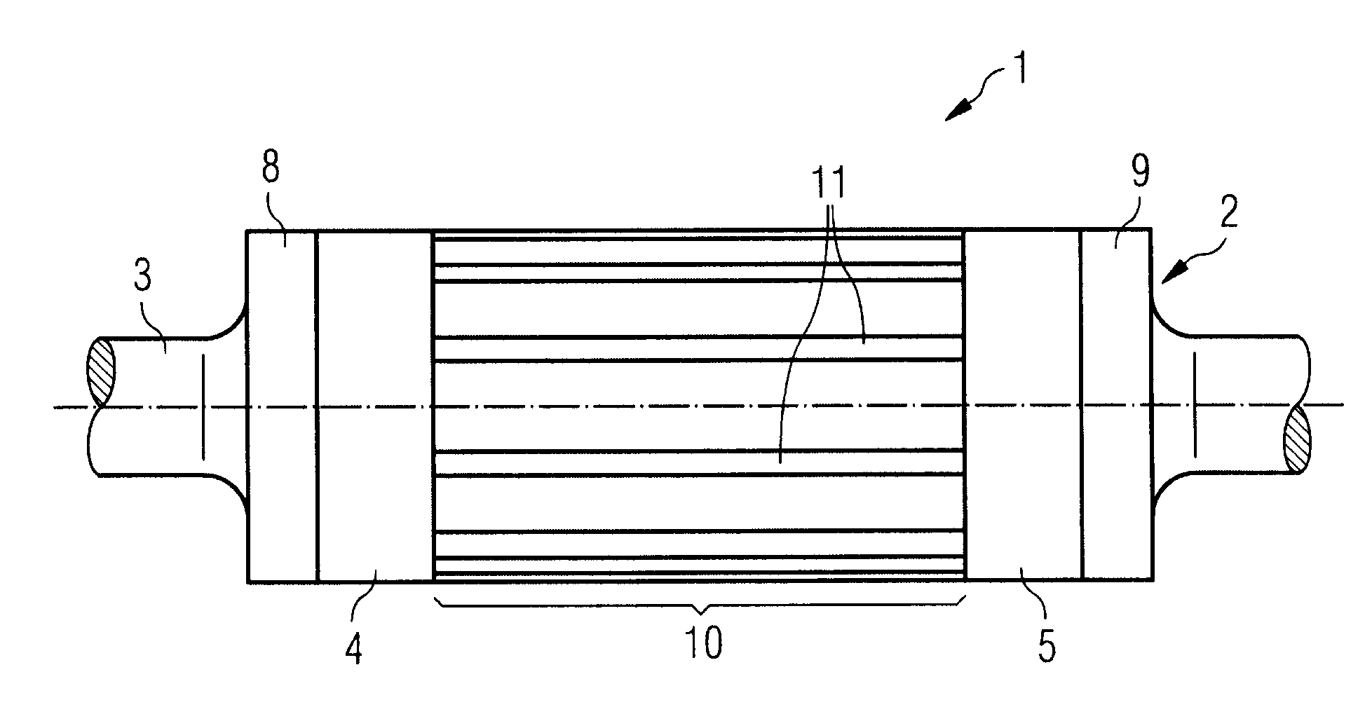 Cage rotor for an asynchronous machine and method for producing the cage rotor