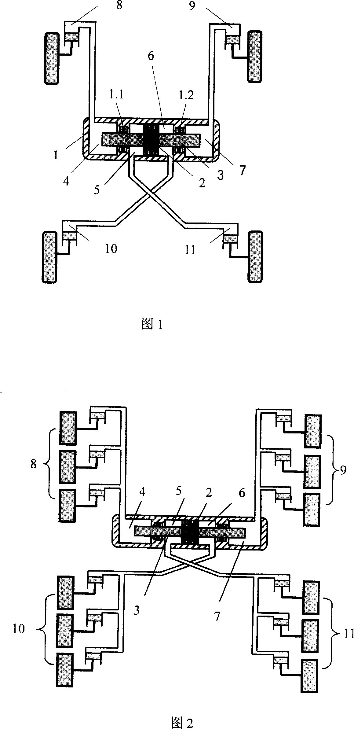 Hydraulic vehicle torsion eliminating suspension apparatus