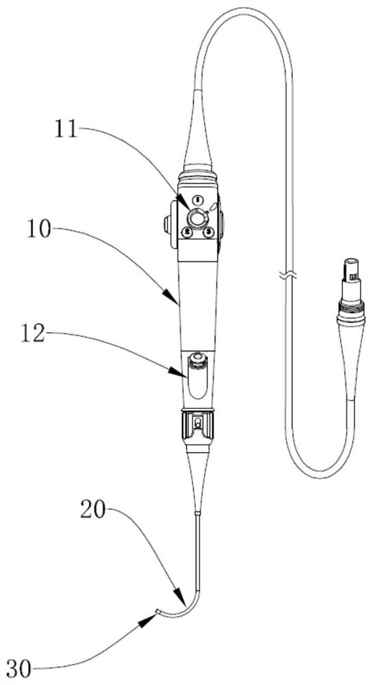 Endoscope with pelvic stone removing function, system and application method