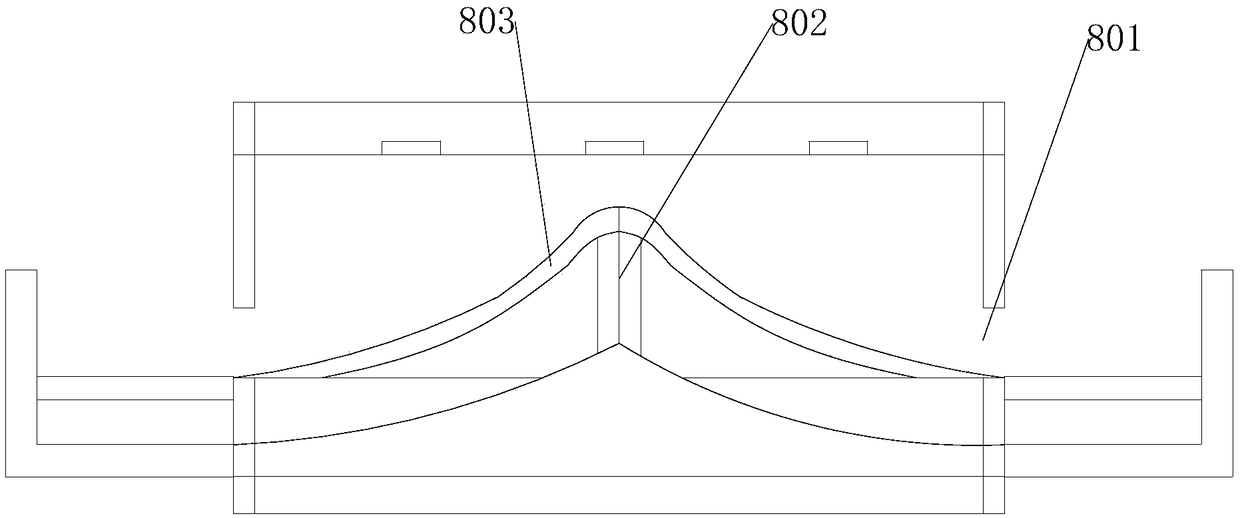 Stone transporting device with shedding prevention function