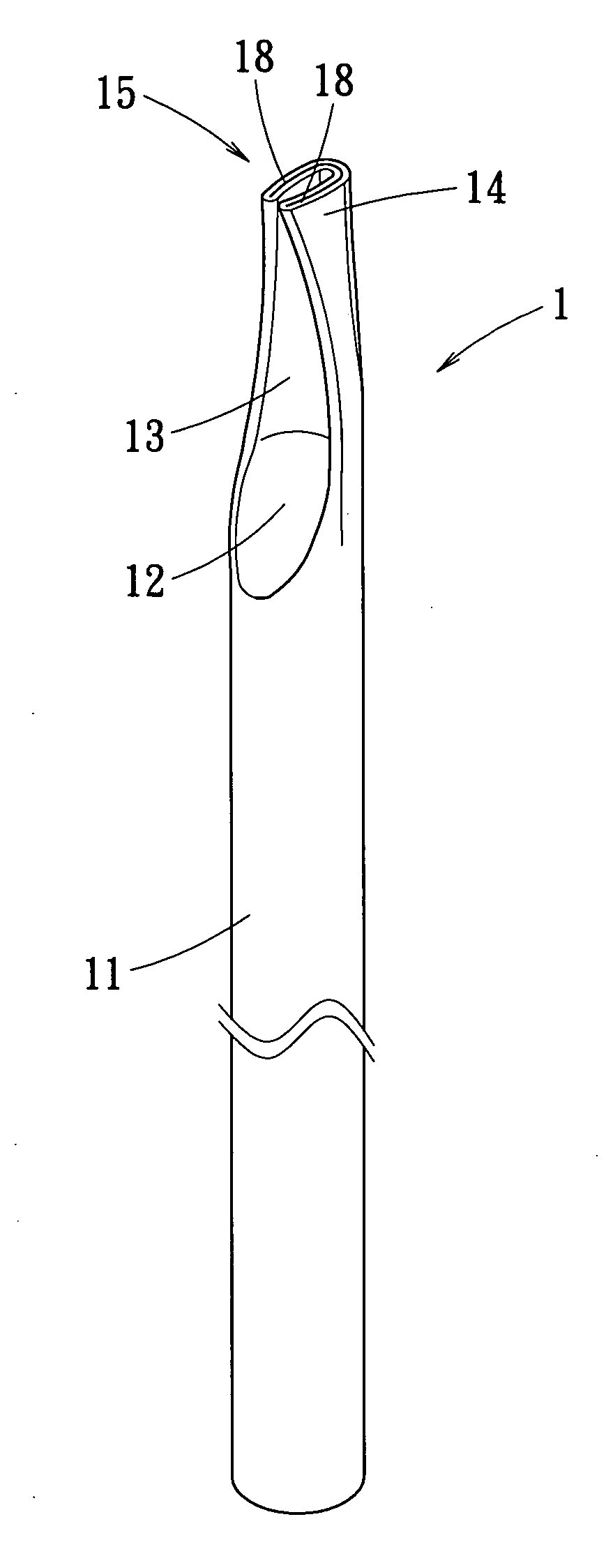 Circular tubular heat pipe having a sealed structure closing a distal opening thereof