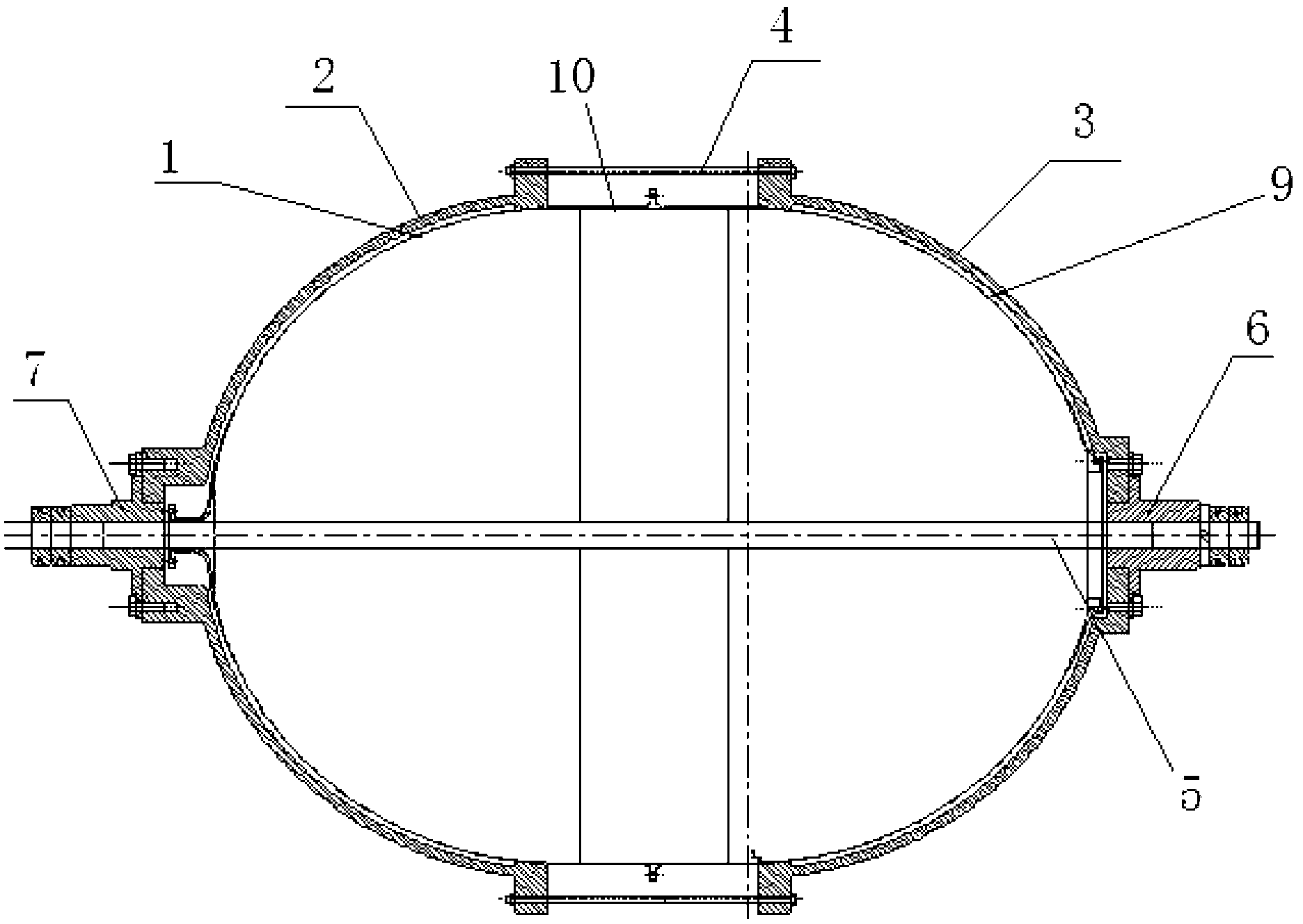 Welding deformation control fixture for welding of large-scale thin wall storage box structure and welding method