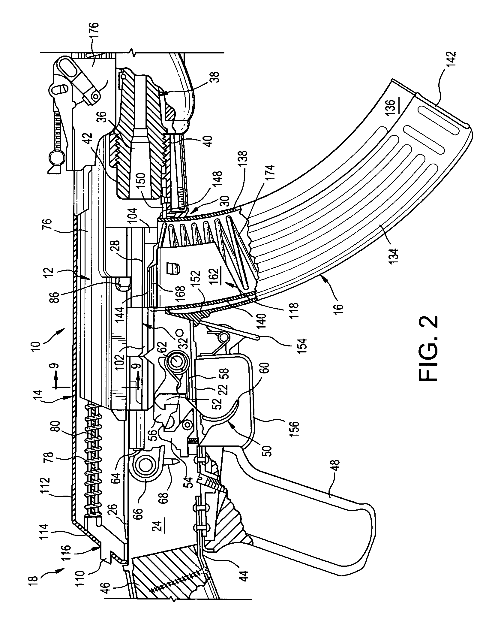 Firearm bolt locking mechanism