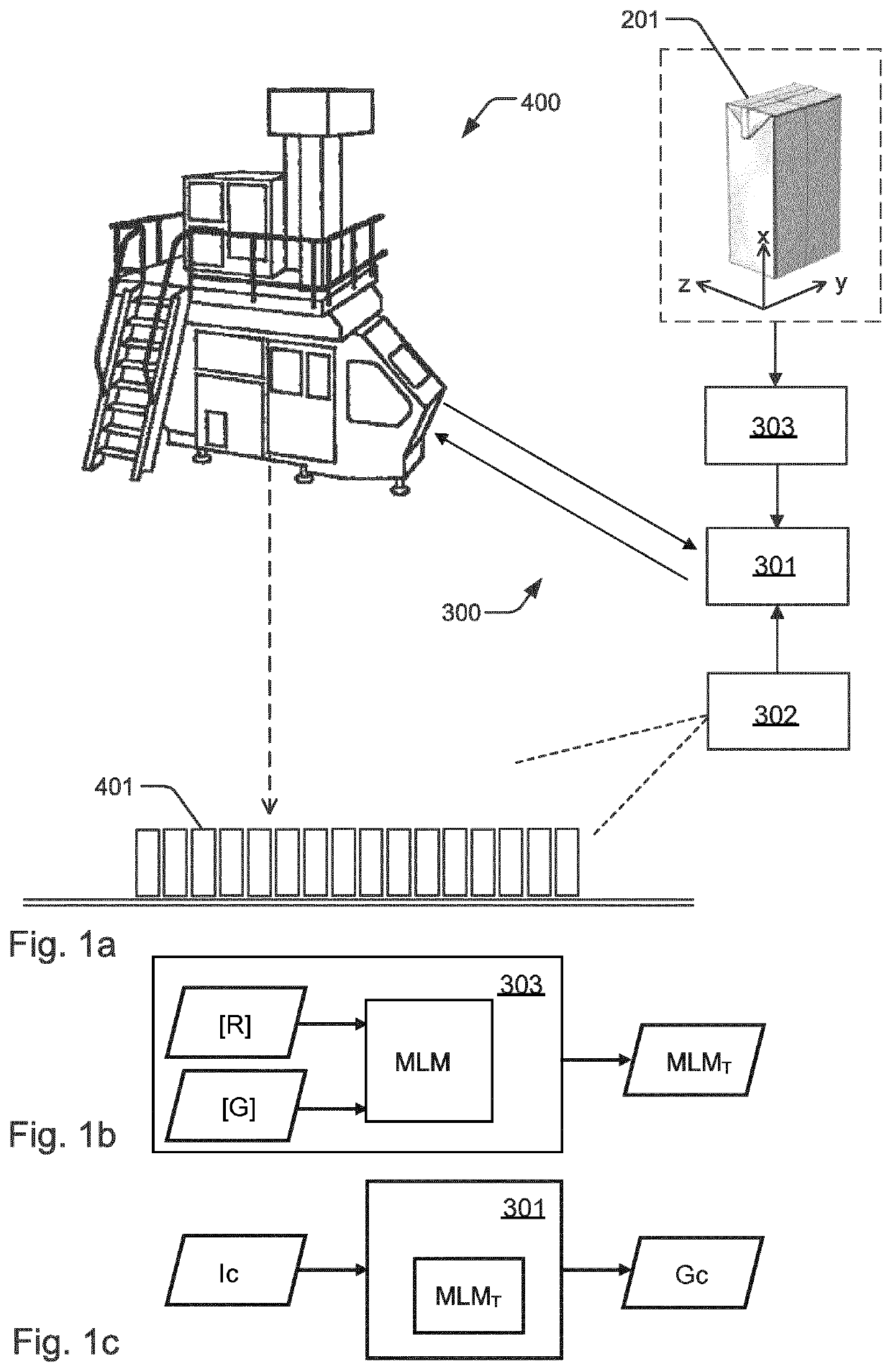 Detection of deviations in packaging containers for liquid food