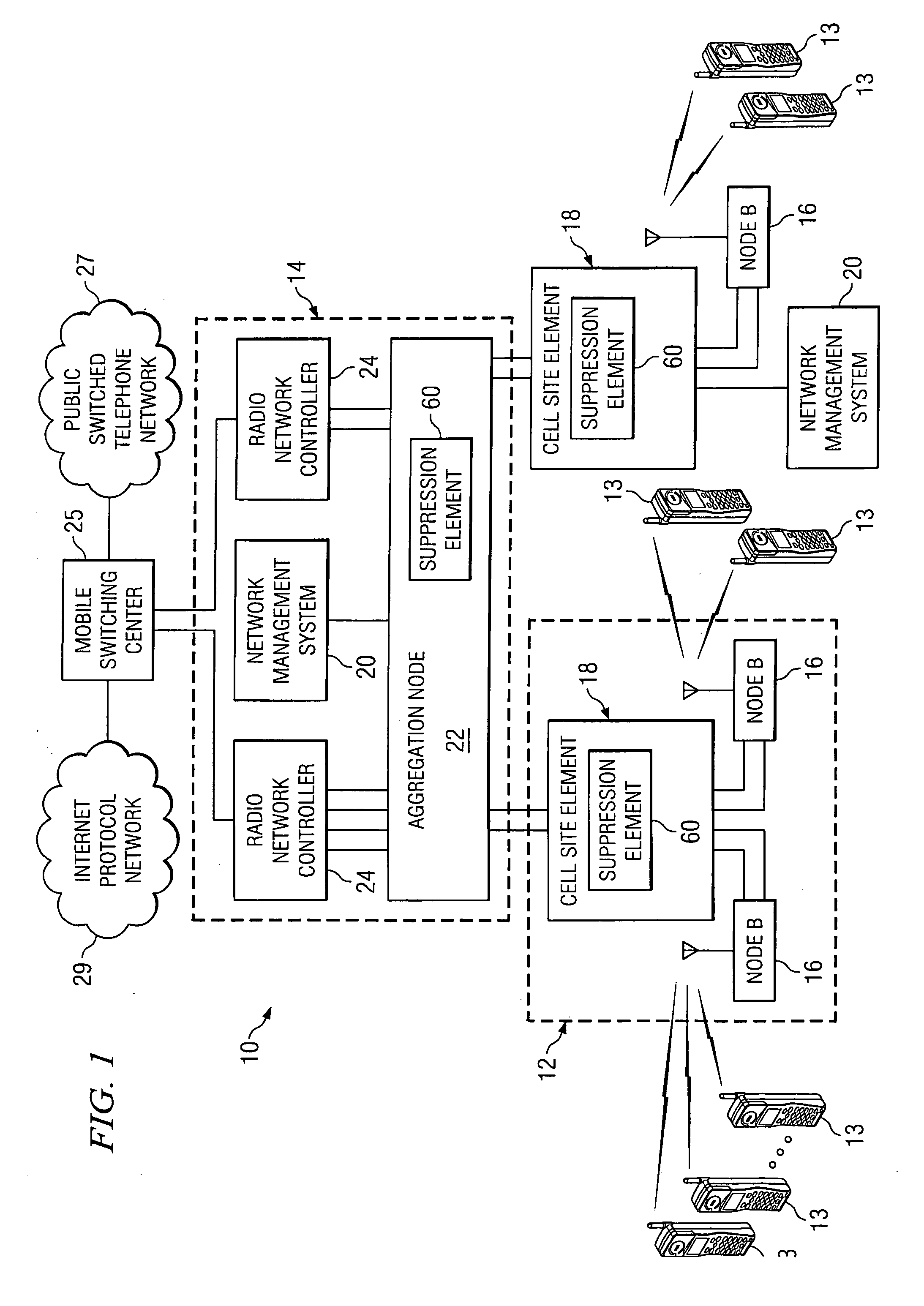 System and method for implementing suppression for asynchronous transfer mode (ATM) adaptation layer 5 (AAL5) traffic in a communications environment