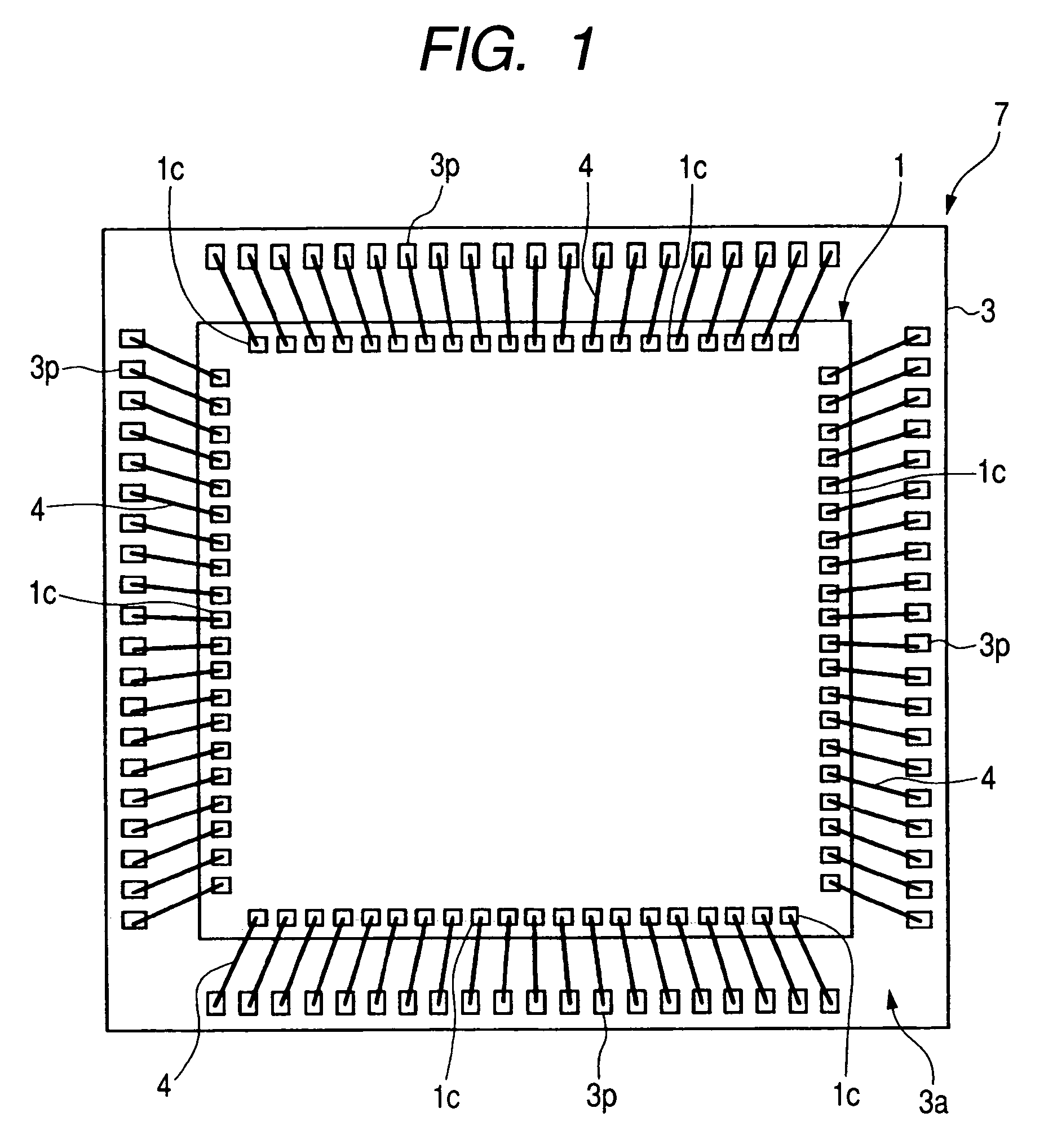 Semiconductor device with improved arrangement of a through-hole in a wiring substrate