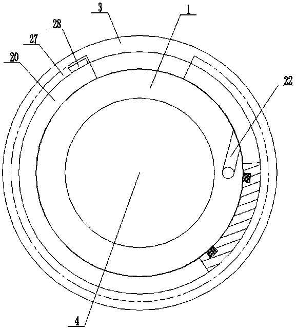 Rotary docking device under pressure