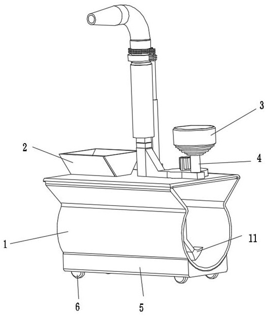 Quick-mounting type environment-friendly device for ecological restoration of steep slope