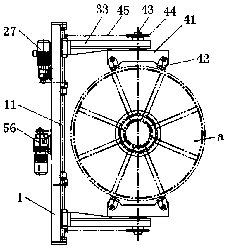 Synchronous clamping and turnover mechanism