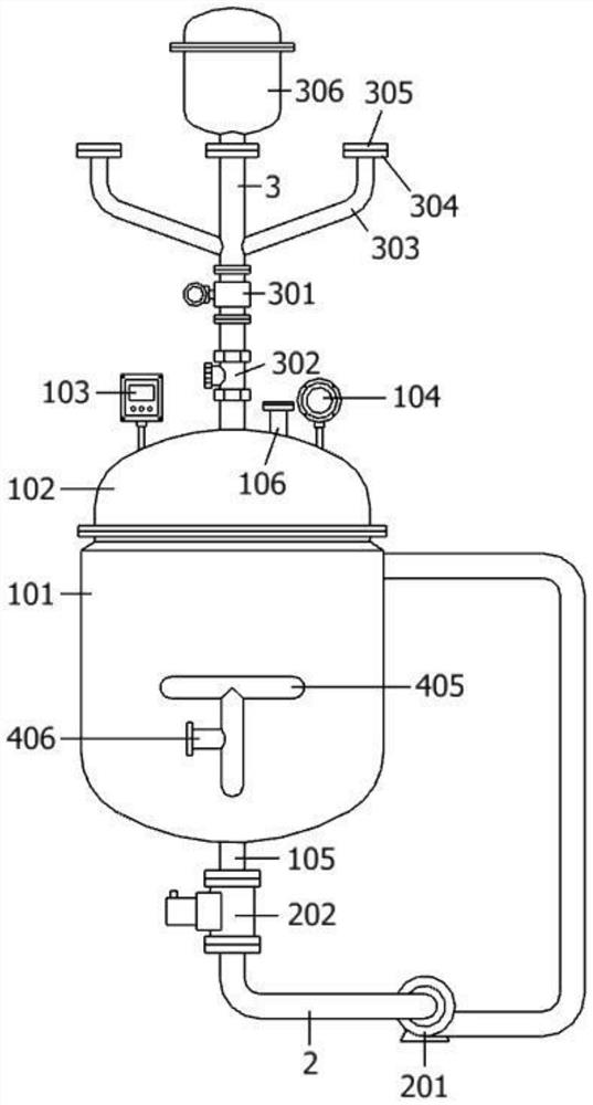 Cyclic salting-out dropwise adding device based on collagen extraction