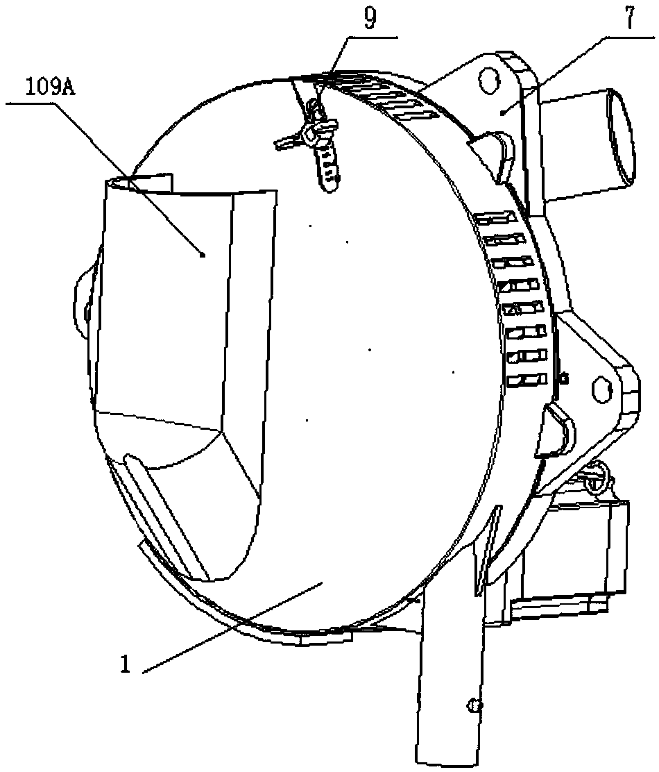 Air-suction and air-pressure type precise seed-metering device